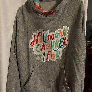 Gray Hallmark Channel Hoodie